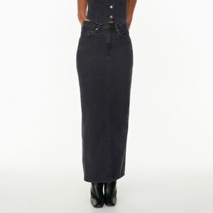 Aritzia Denim Forum 90s Maxi Denim Pencil Skirt 100% Cotton